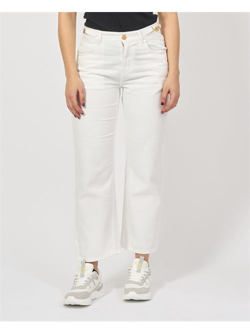 Gaelle Paris 5-pocket women's trousers with accessory GAELLE PARIS | GAABW04721BI01